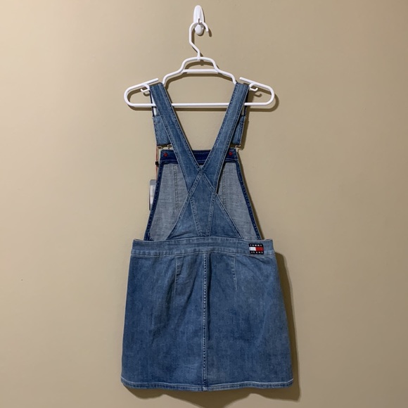 Tommy Hilfiger 'Long Beach' Women’s Denim Skirtall/Overall Dress-Size 29 NWT - Picture 4 of 11